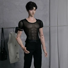 49.5cm 1/4 BJD SD Ball Joint Resin Handsome Male Dolls with Eyes Bare Doll Toy