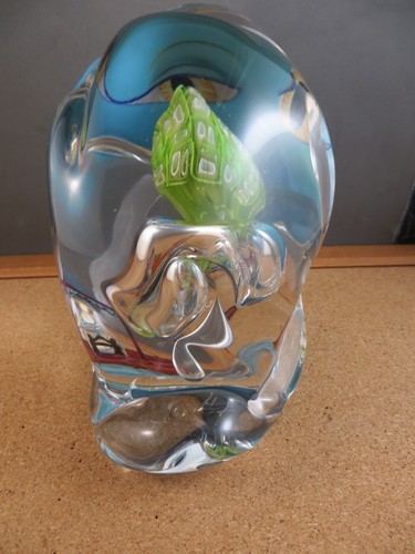 Rare Nude Mermaid Art Glass Figurine Head/Bust Kurt Lynda Carlson Glassworks 7" - Picture 7 of 21