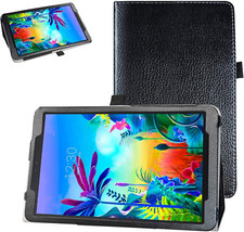 Funda Giratoria Grande para LG G Pad 5 10.1, Soporte Giratorio 360 Grados con Lindo Azul