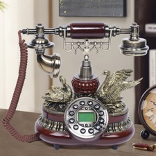 Retro Nostalgie Telefon Vintage Festnetztelefon Haustelefon Desk Tischdeko Neu