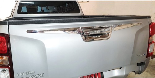 CHROME ABS TAILGATE HANDLE GUARD COVER TRIM ISUZU D-MAX DMAX BLADE 2019-2025 - Picture 7 of 9