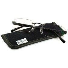 Design Optics by Foster Grant Rimless Classic Reading Glasses Single with Case