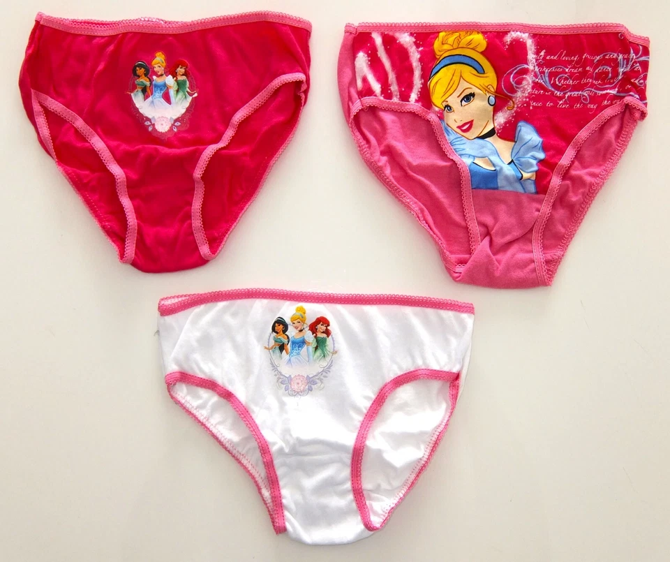 Lot de 3 culottes DISNEY PRINCESSES pour fille / enfant - Photo 1/1