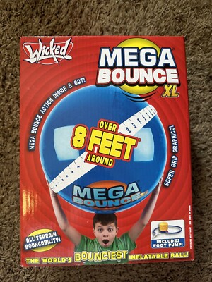 Wicked Mega Bounce XL - The World's Bounciest Inflatable Ball! Extra Large Bo...