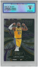 2020-21 Panini Select LEBRON JAMES #2 Turbocharged 💎 DSG 9 Mint