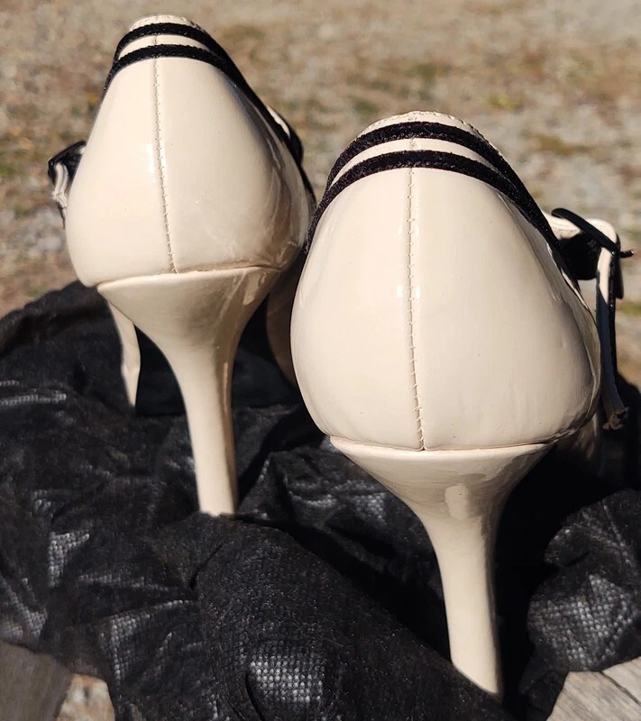 Disfraz Pin-Up Couture Secret-15 Talla 7.5 Desnudo Mary Jane Bombas Foto 4 de 4