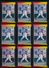 Lot (18) Jose DeJesus 1989 Donruss #558 255 104 587 Score Fleer  (FQ79) SWSW6