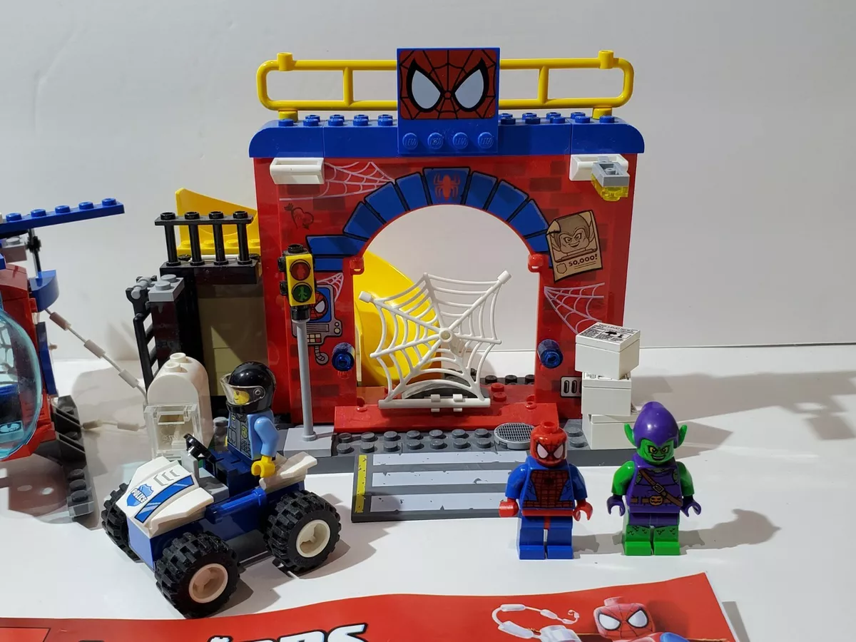 Lego Juniors 10687 Marvel Spider Man Hideout Set With Green Goblin Minifigure