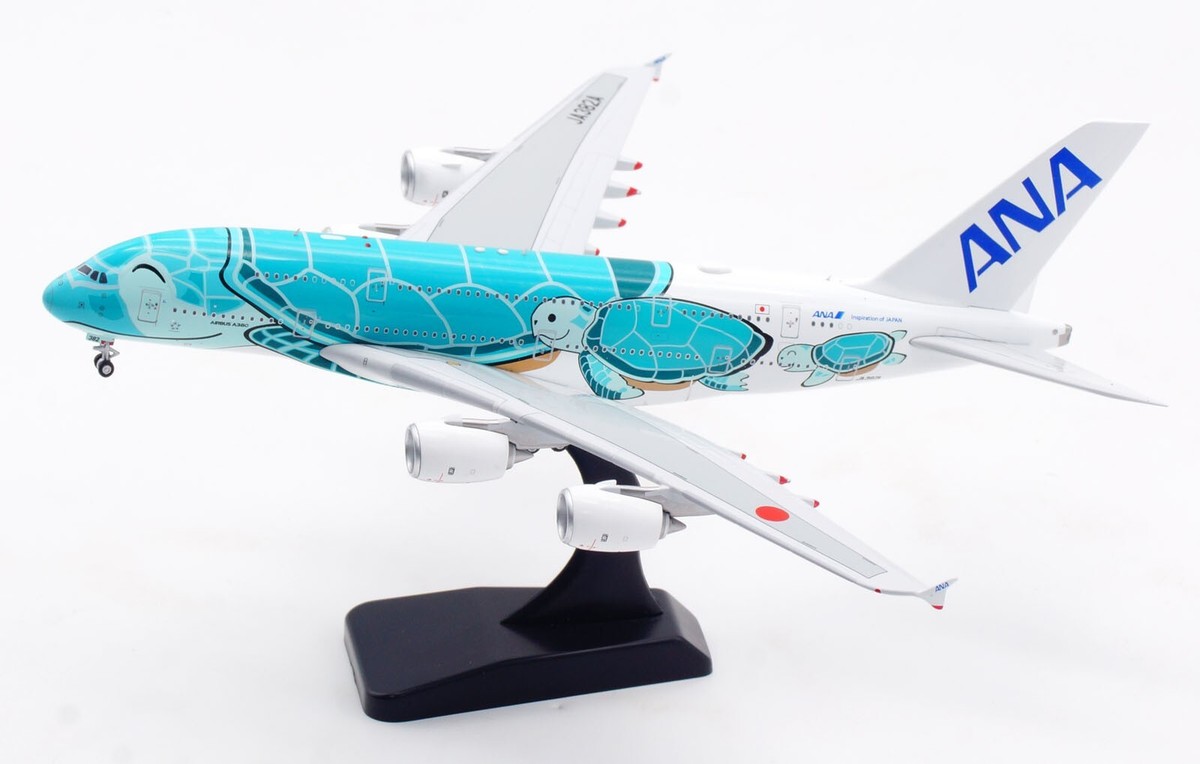 Aviation 1:400 ANA Flying Honu Livery Airbus A380 Diecast