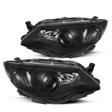 Black Clear Headlights For 2008 2009 2010 2011 Subaru Impreza Outback Sport WRX