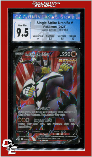 Single Strike Urshifu V graded CGC 9.5 for sale on eBay