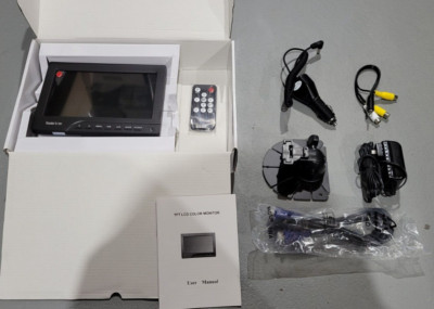 Koolertron 7 inch CCTV Monitor LCD Monitor with HDMI/VGA and stand