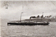VINTAGE LNWR postcard: GALTEE MORE SHIP - BUXTON COAL MERCHANTS ADVERT
