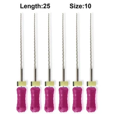 Sky Choice Hedstrom Files - 25 mm Length, Size 10 Purple w/Rubber Stopper 6/Pkg
