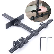 Cabinet Hardware Jig Tool for Handle Knob Pull Installation For Door and Drawer!