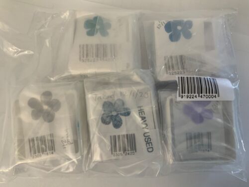 Lot of 5 Stampin Up Ink pad 1 x 1 inch SPOT LotA Spots pads HEAVILY USED AS IS - Picture 2 of 2