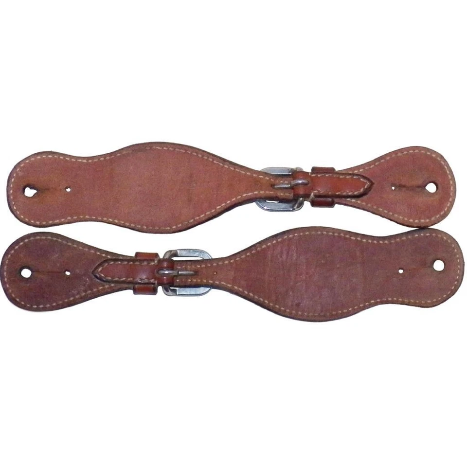 铆钉皮革篮子编织和花卉工具 Buckaroo Vaquero 马刺带 — 第 4/4 张图片