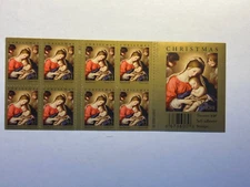 U. S. Booklet SC 4424a Madonna and Child MNH PL P11111 2009