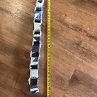 Handmade Chain Garland From A Blue Fabric Quilt Appx 6 Ft — photo 4