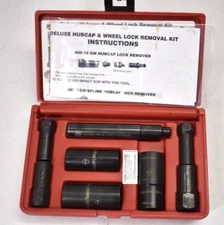 LTI Tools Deluxe Hubcap & Wheel Lock Removal Kit LT-4000 Mechanical Tools