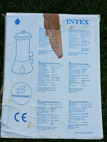 InteX Pompa Filtro Depuratore a Cartuccia per Piscine Usata funzionante - Foto 2 di 2