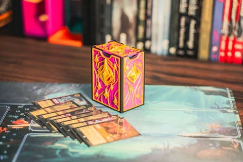 Lorcana Deck Box, Card Gaming Storage Box, Fantasy Card Holder for TCG Decks - Picture 2 of 6
