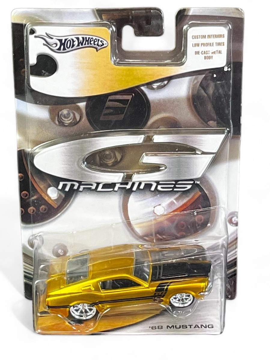 Hot Wheels G Machines '68 Mustang Gold and Black 1:50 New In Box