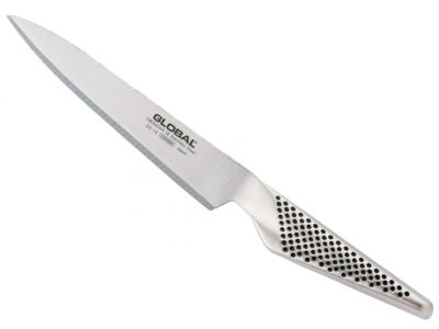 Global GS-13R Zitronen- und Orangenmesser Obstmesser Obstschäler rostfrei 15 cm