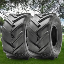 HALBERD Set 2 18x9.50-8 Lawn Mower Tires 4Ply 18x9.5x8 Deep Lug Turf Tractor Tyr