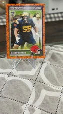 2025 SCORE A TREAT FOOTBALL MASON GRAHAM #22 Football CARD BROWNS RC PUMPKIN