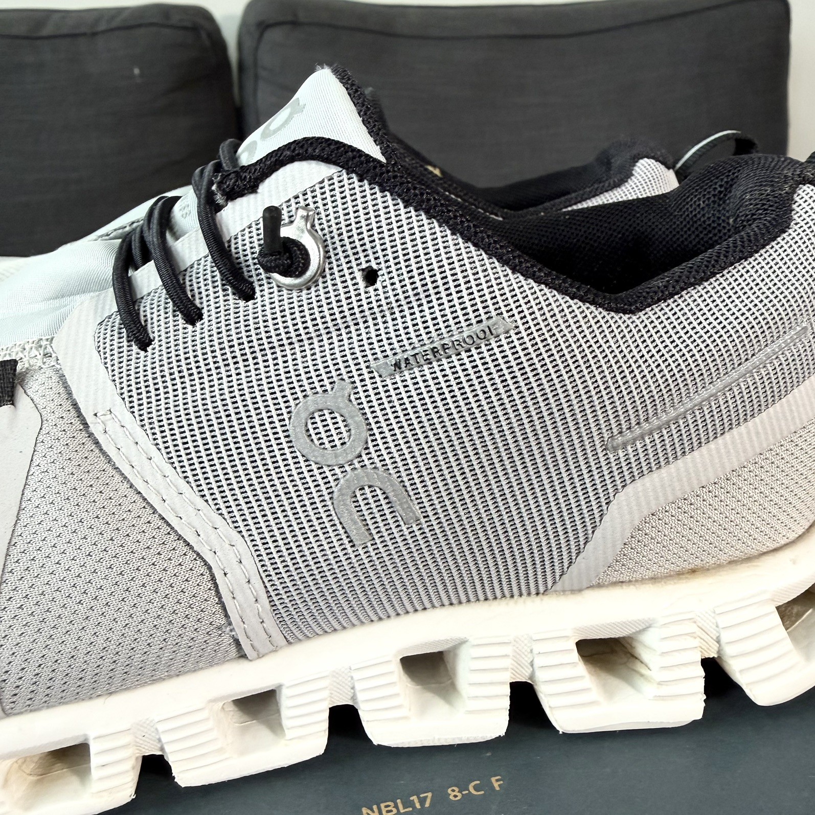 On Cloud 5 Waterproof Gray CloudTec Running Sneak… - image 7