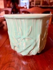 Vintage McCoy  Art Pottery Celadon Green  Calla Lily Jardiniere 1930’s