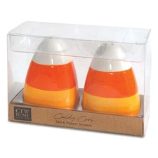 Halloween Candy Corn Salt & Pepper Shakers, CTW NIB