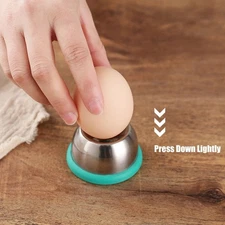 Egg Punching & Piercing Tool Stainless Steel Egg Pricker Separator Kitchen Use