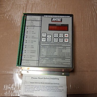 §s§ 250562 New-No Box; Rytec DG1200 Door Logic Controller Digital