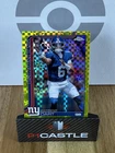 Jaxson Dart 2025 Topps Chrome NFL Lime Green X-Fractor Rookie #306 Giants