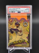 2024 Topps Pristine Mookie Betts #OH-9 1/1 Superfractor Dodgers World Series