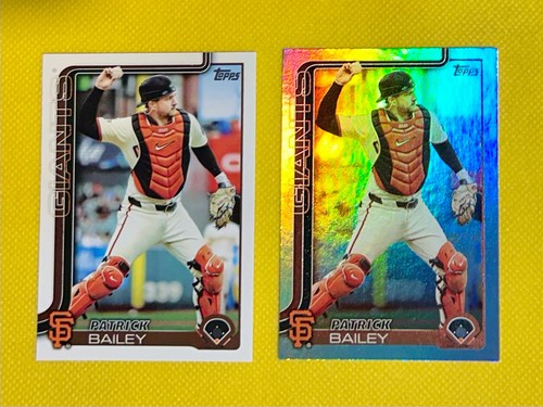 PATRICK BAILEY 2025 Topps Series One RAINBOW FOIL #70 and #70 - Picture 1 of 2