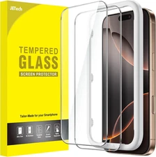 Screen Protector for Iphone 16 Pro Max 6.9-Inch, Tempered Glass Film with Easy I