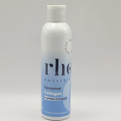 rho Nutrition LIPOSOMAL COLLAGEN Peptides Complex  5 oz  Skin Hair Joint Support