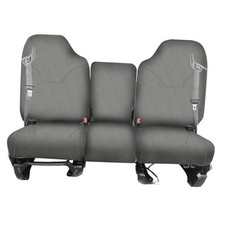 Front Truck Seat Cover for Dodge Ram Quad Cab 1500 2500 3500 1998 1999 gray
