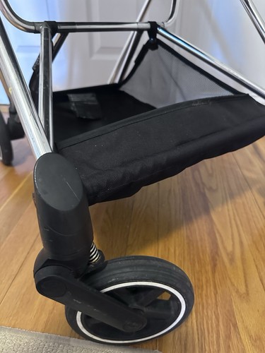 Cybex Platinum Mios Stroller Chrome/Black Frame Manhattan Gray Seat - Afbeelding 15 van 16