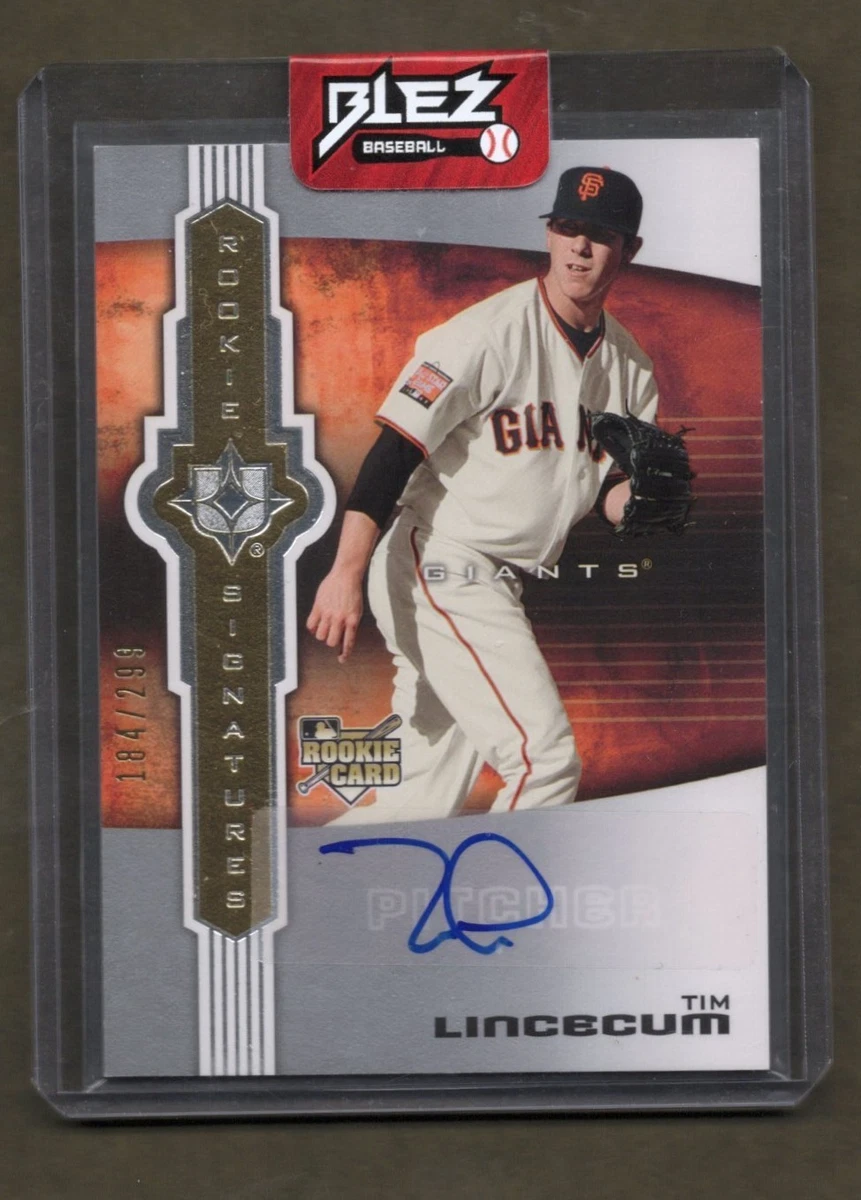 Upper Deck Tim Lincecum Baseball Rookie Original Sports Trading