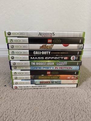 Microsoft Xbox 360 Game Lot 10 Games