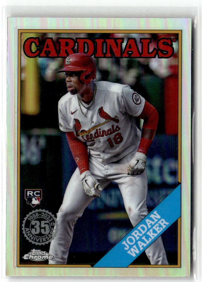 2023 Topps Chrome Update #88CU-18 Jordan Walker 1988 Topps 35th Anniversary