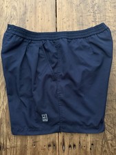 Vintage 90s Nike Challenge Court Tennis Shorts Sz XL Andre Agassi Preppy Blue