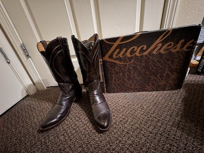 Luchesse Classics Dark Brown Goat Gavin Size 8 Men s Boots