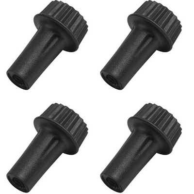 DiCUNO Light Lamp Turn On/Off Switch Knobs Replacement, Black, 4pcs-20mm 