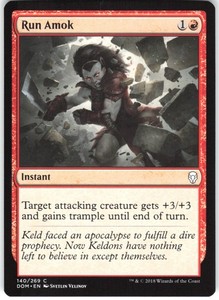 Run Amok - Dominaria #140 Common MTG