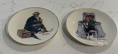 Collector Plates Norman Rockwell Dear Diary  And Pals Danbury Mint Gorham 1978